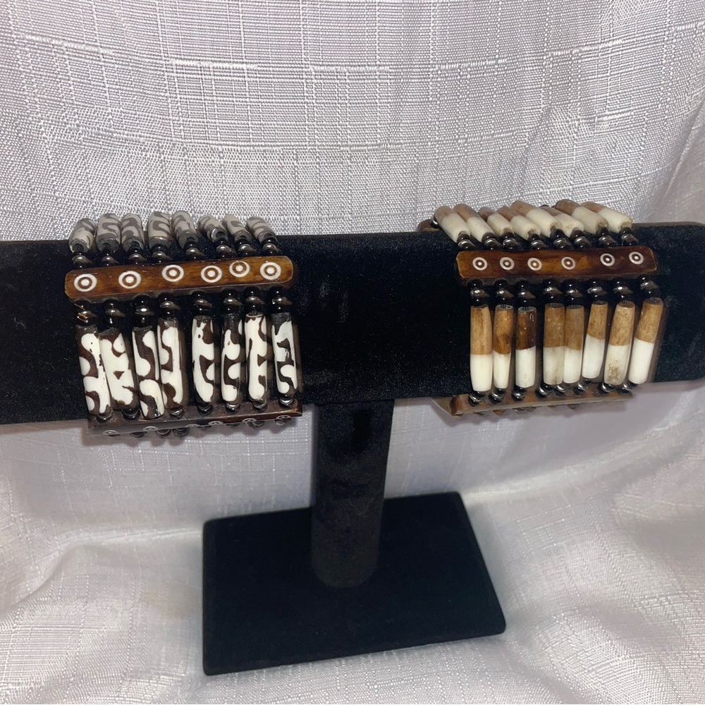 Handcrafted Beaded Cuff Bracelet